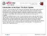 Preview for 2 page of 3D Systems Viper Pro SLA User Manual