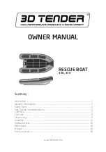 Preview for 1 page of 3D Tender 370 Owner'S Manual