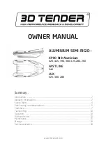 Preview for 1 page of 3D Tender FAST LINE 240 Owner'S Manual