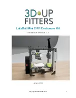 Preview for 1 page of 3D Upfitters LulzBot Mini 2 R1 Installation Manual