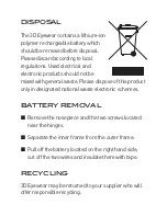 Preview for 7 page of 3D3 Classic A1114 User Manual