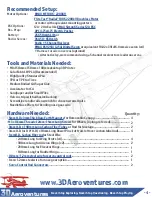 Preview for 4 page of 3DAeroventures Micro SportCam Build Manual