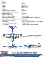 Preview for 3 page of 3DAeroventures Super Chipmunk Build Manual