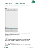Preview for 22 page of 3DCPI 3DCPI-02 Startup Manual