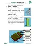 Preview for 27 page of 3DCPI 3DCPI-03 Startup Manual