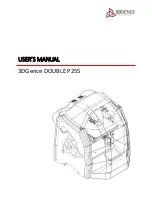 3DGence DOUBLE User Manual предпросмотр