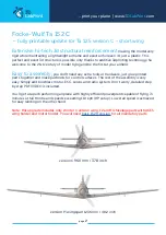 Preview for 2 page of 3DLabPrint Focke-Wulf Ta 152 C User Manual