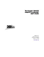 3Dlabs Oxygen GVX420 User Manual preview
