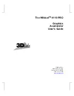 3Dlabs The Wildcat 4110 PRO User Manual preview