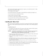 Preview for 12 page of 3Dlabs Wildcat 4210 User Manual