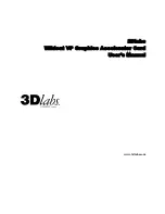 3Dlabs Wildcat VP User Manual preview