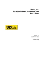 3Dlabs Wildcat4 User Manual preview