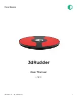 3dRudder Foot-powered Gaming and VR Motion Controller User Manual предпросмотр