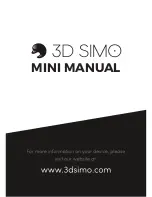 3dsimo MINI User Manual предпросмотр