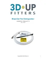 3DUpFitters BlazeCut Fire Extinguisher Installation Manual preview