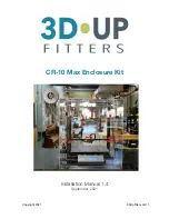 3DUpFitters CR-10 Max Enclosure Kit Instruction Manual preview