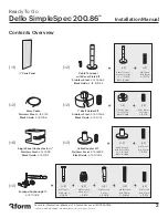 Preview for 2 page of 3form Dello SimpleSpec 200.86 Installation Manual