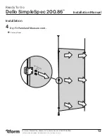 Preview for 12 page of 3form Dello SimpleSpec 200.86 Installation Manual