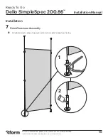 Preview for 15 page of 3form Dello SimpleSpec 200.86 Installation Manual