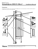 Preview for 4 page of 3form Divy SimpleSpec 200.51 Installation Manual