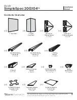 Preview for 2 page of 3form Elements Divide SimpleSpec 200.104 Installation Manual