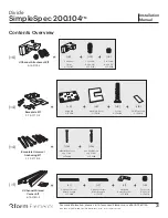 Preview for 3 page of 3form Elements Divide SimpleSpec 200.104 Installation Manual