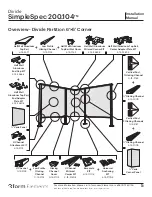 Предварительный просмотр 5 страницы 3form Elements Divide SimpleSpec 200.104 Installation Manual