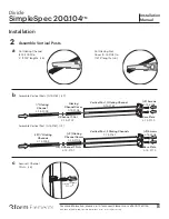 Предварительный просмотр 8 страницы 3form Elements Divide SimpleSpec 200.104 Installation Manual