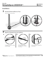 Preview for 9 page of 3form Elements Divide SimpleSpec 200.104 Installation Manual