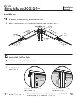 Preview for 13 page of 3form Elements Divide SimpleSpec 200.104 Installation Manual