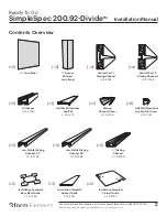 Preview for 2 page of 3form Elements SimpleSpec Divide 200.92 Installation Manual