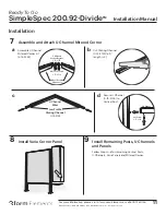 Предварительный просмотр 11 страницы 3form Elements SimpleSpec Divide 200.92 Installation Manual