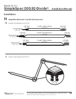 Предварительный просмотр 13 страницы 3form Elements SimpleSpec Divide 200.92 Installation Manual