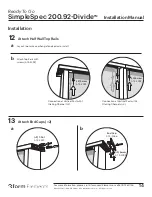 Предварительный просмотр 14 страницы 3form Elements SimpleSpec Divide 200.92 Installation Manual