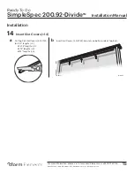 Preview for 15 page of 3form Elements SimpleSpec Divide 200.92 Installation Manual