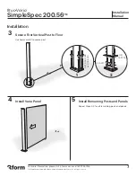 Preview for 7 page of 3form Iltuo-Varia SimpleSpec 200.56 Installation Manual