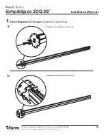 Предварительный просмотр 6 страницы 3form Ready To Go SimpleSpec 200.39 Installation Manual