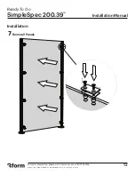 Предварительный просмотр 12 страницы 3form Ready To Go SimpleSpec 200.39 Installation Manual