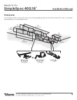 Предварительный просмотр 3 страницы 3form Ready To Go SimpleSpec 400.18 Installation Manual