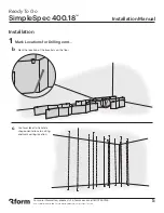 Preview for 5 page of 3form Ready To Go SimpleSpec 400.18 Installation Manual