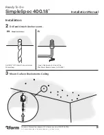 Preview for 8 page of 3form Ready To Go SimpleSpec 400.18 Installation Manual