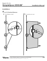 Preview for 10 page of 3form SimpleSpec 200.08 Installation Manual