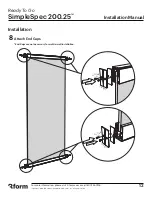 Preview for 12 page of 3form SimpleSpec 200.25 Installation Manual