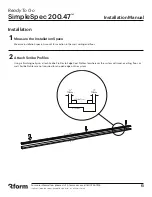 Preview for 6 page of 3form SimpleSpec 200.47 Installation Manual