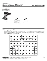 Preview for 4 page of 3form SimpleSpec 200.49 Seeyond Installation Manual