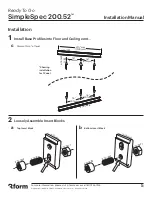 Preview for 5 page of 3form SimpleSpec 200.52 Installation Manual