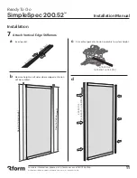 Preview for 11 page of 3form SimpleSpec 200.52 Installation Manual