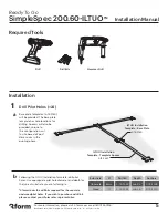 Preview for 5 page of 3form SimpleSpec 200.60-ILTUO Installation Manual