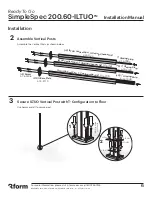 Preview for 6 page of 3form SimpleSpec 200.60-ILTUO Installation Manual