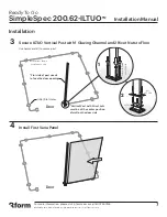 Preview for 7 page of 3form SimpleSpec 200.62-ILTUO Installation Manual